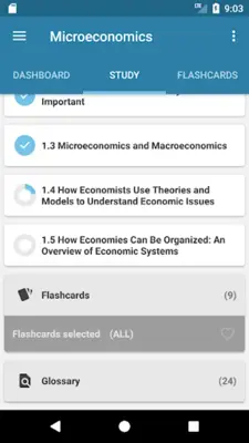 Microeconomics android App screenshot 3